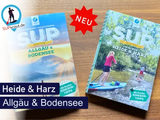 SUP Guides für Heide & Harz und Allgäu & Bodensee. Perfekt für deinen nächsten SUP-Trip in Schleswig-Holstein!